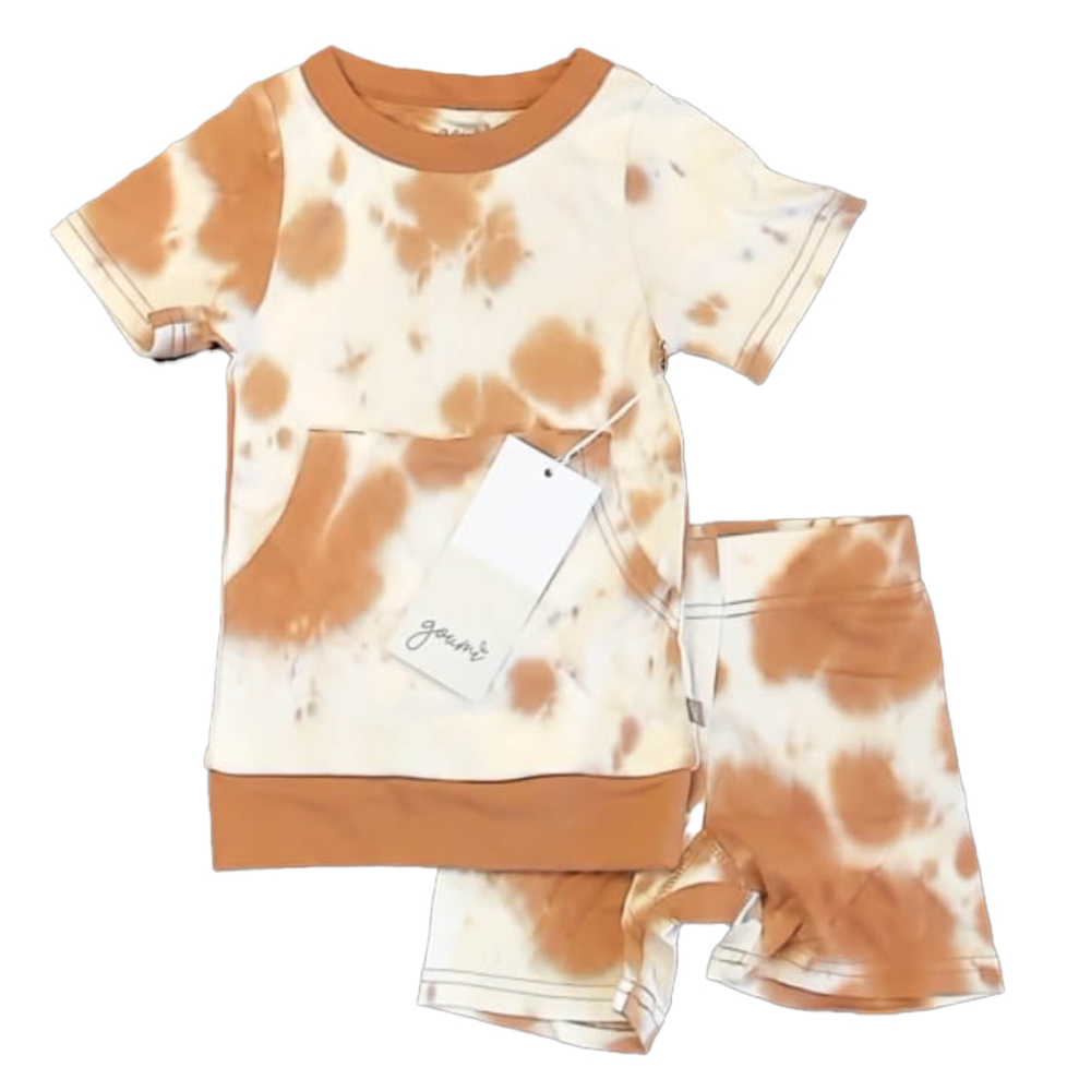 Goumi Boys Brown Tie Dye Apparel Sets size: 2T